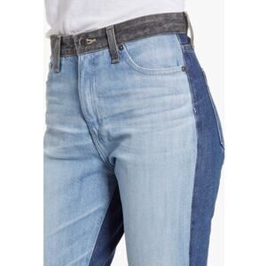 AG Adriano Goldschmied Sophia High Waist Skinny Ankle Jeans Size 24 Two Tone